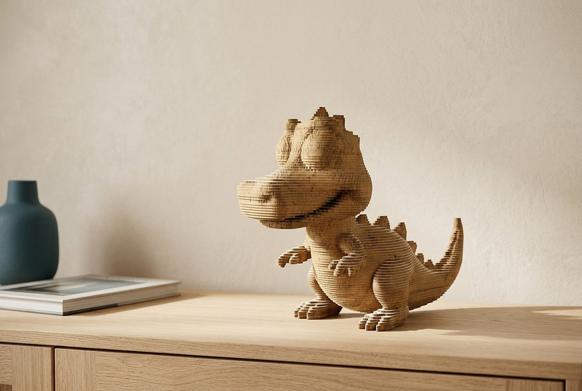 Sculptures en carton à construire