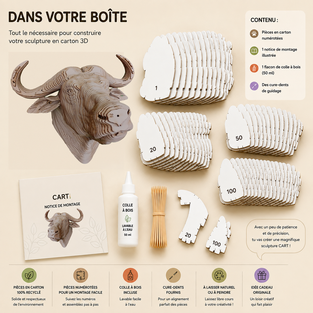 Tête de Buffle