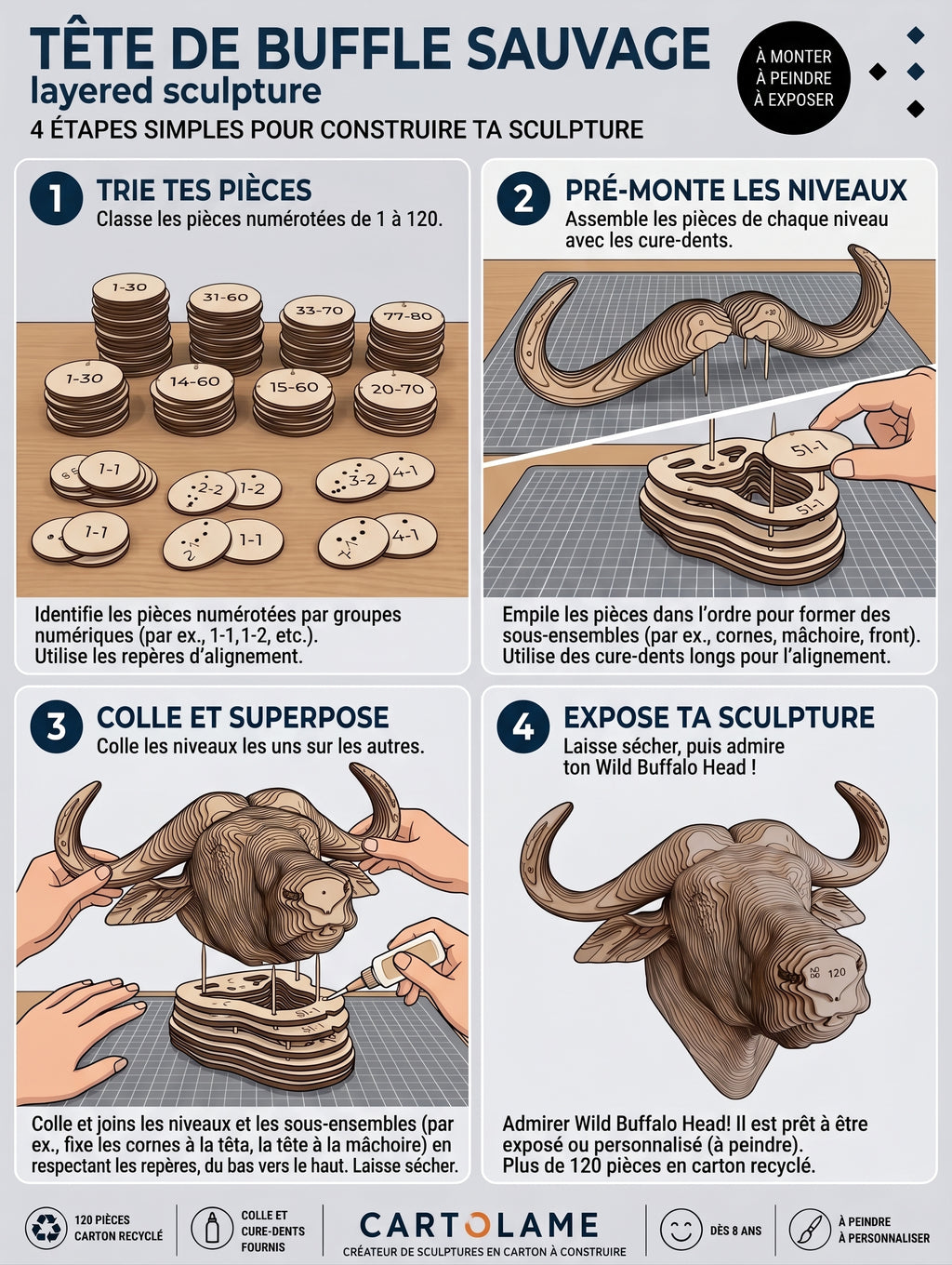 Tête de Buffle