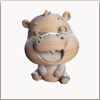 Poppo le Bébé Hippopotame