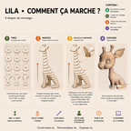 Lila le Bébé Girafe