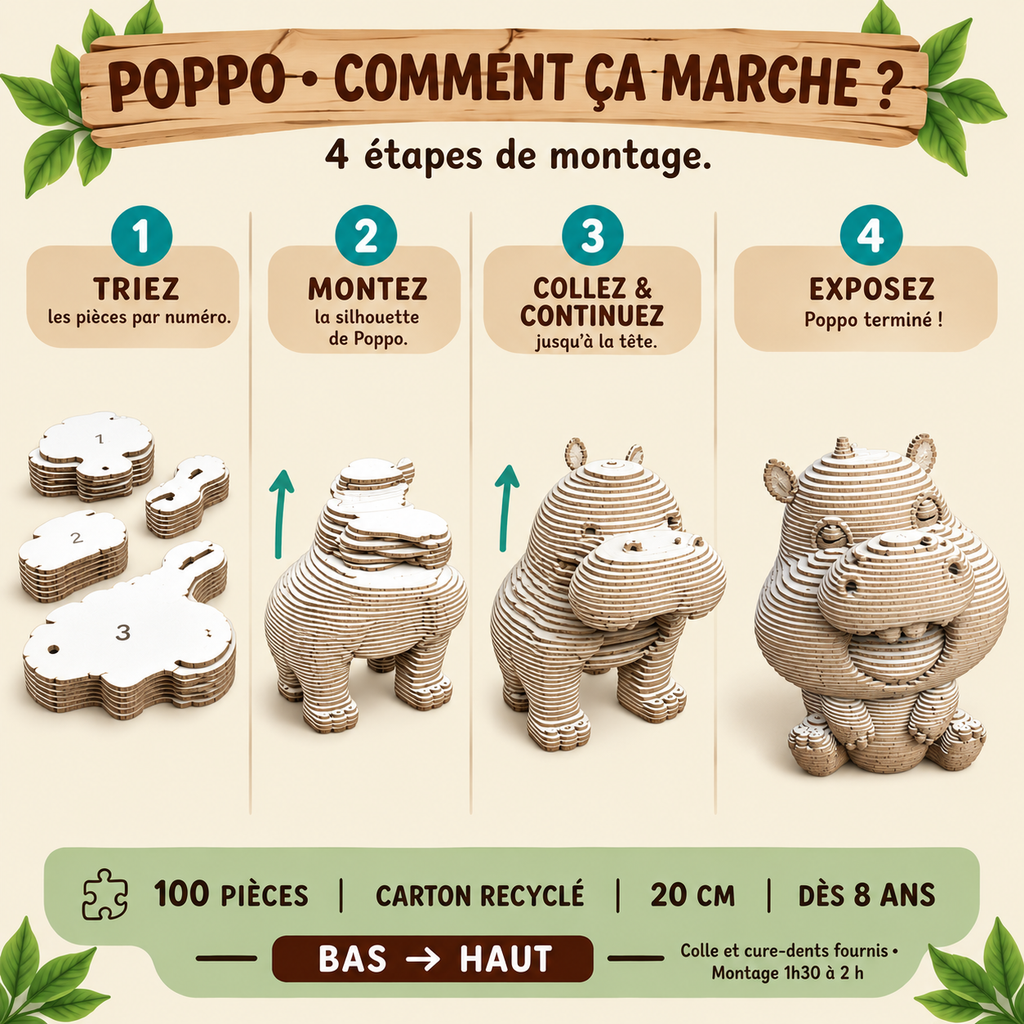 Poppo le Bébé Hippopotame