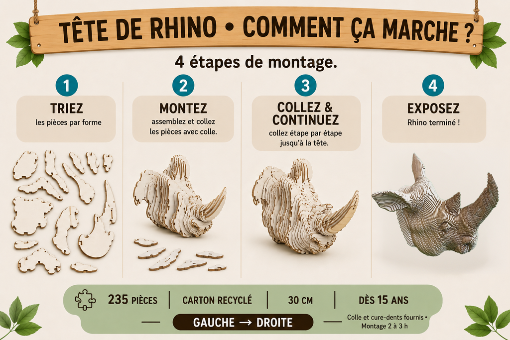 Tête de Rhinocéros